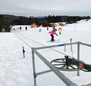 Skihütte Höhn Rodelbahn Westerwald Schlitten Schlittenfahren